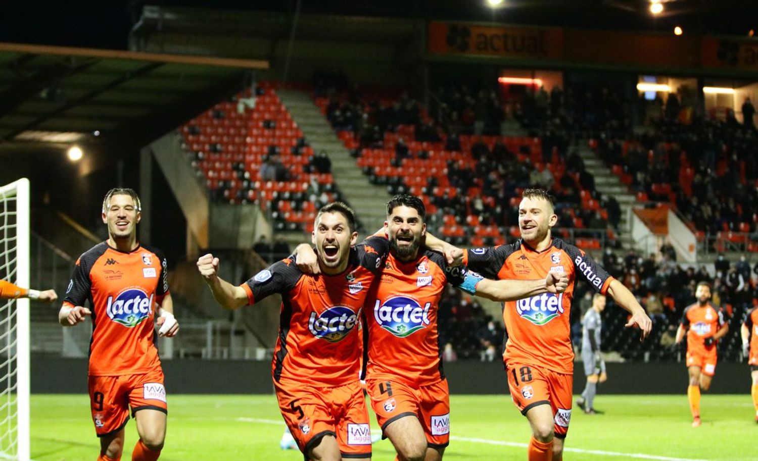 Jimmy Roye a ouvert la marque rapidement face à Bastia-Borgo.